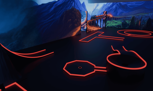Visualisierung vom Next Gen 3D-Minigolf